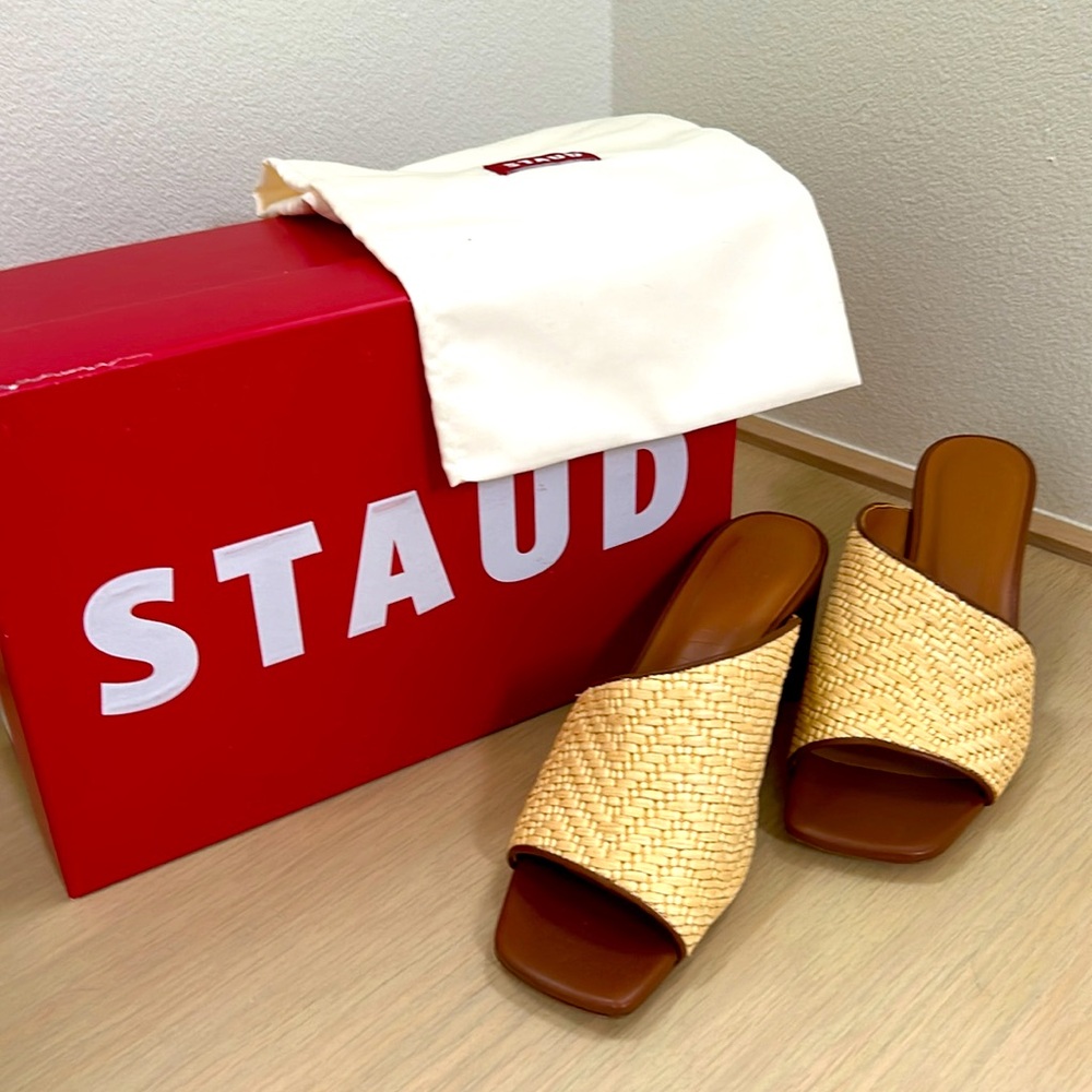 STAUD Raffia Sandals - Picture 4 of 8